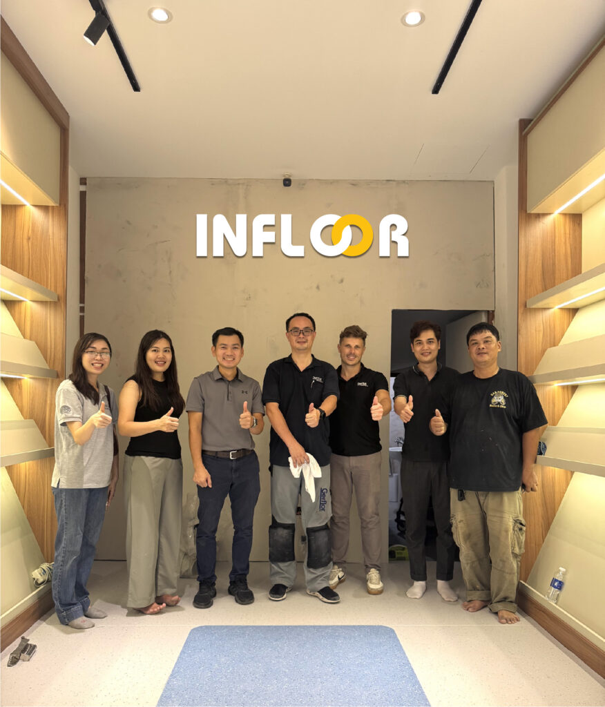 Đào tạo lắp đặt sàn vinyl Gerflor cho đội ngũ Infloor