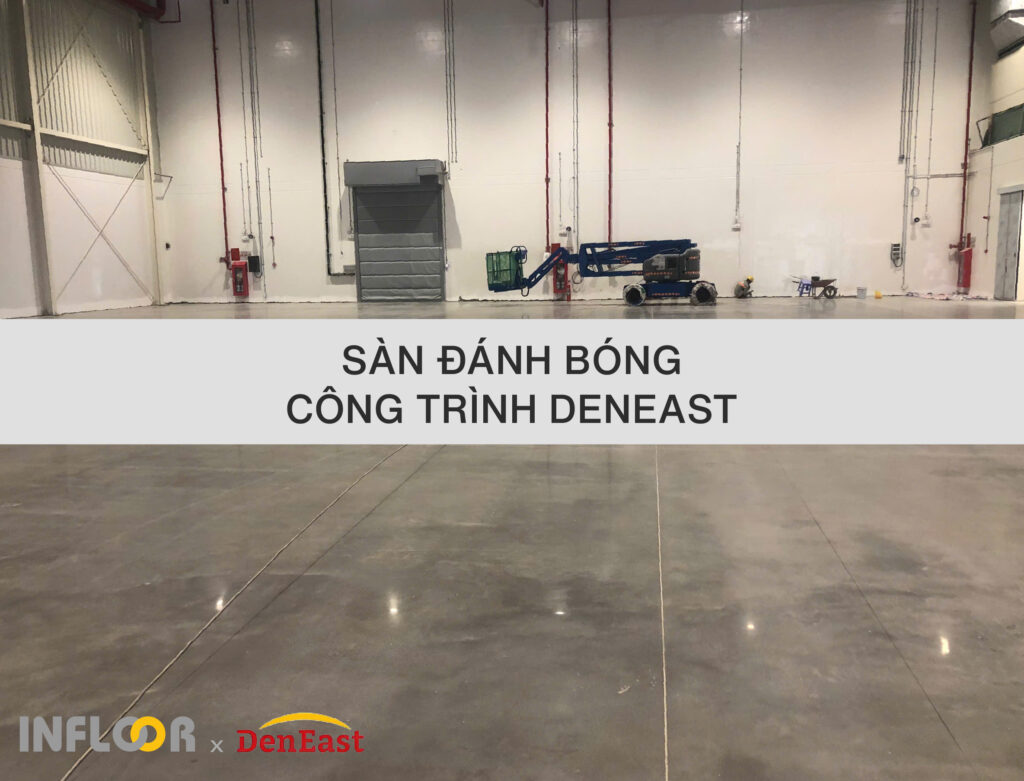Sàn đánh bóng – Công trình DenEast
