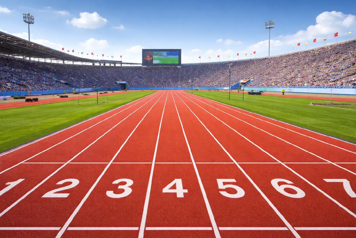 Cấu tạo đường chạy điền kinh tiêu chuẩn quốc tế