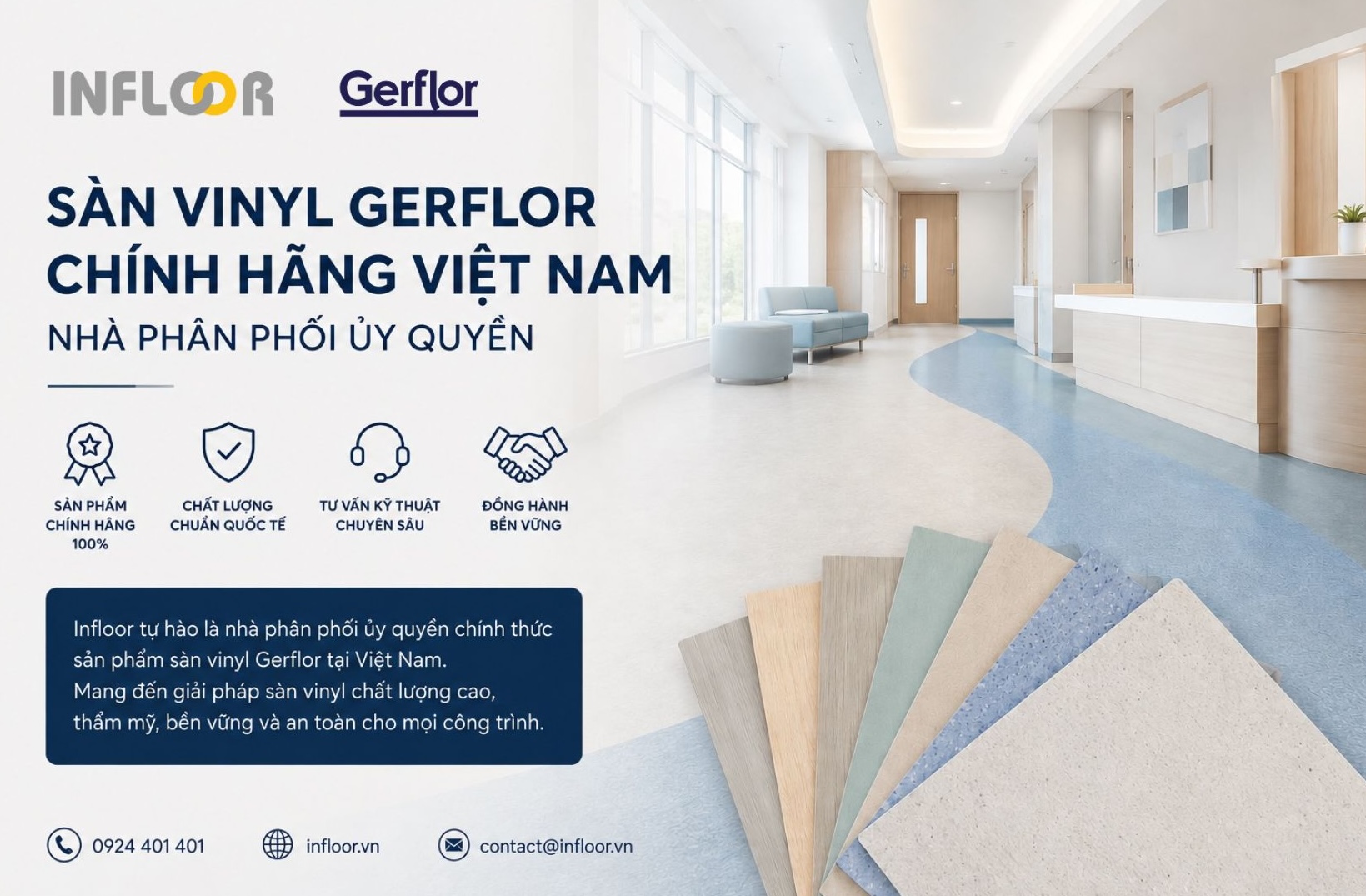 Sàn vinyl Gerflor chính hãng Việt Nam - Nhà phân phối uỷ quyền